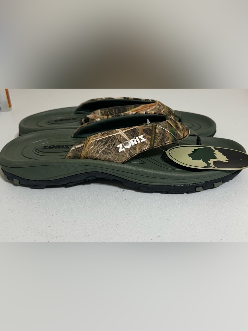 Zoriz Mossy Oak Camo Golf Thing Sandals Removable Cleats Men’s 14 NWT